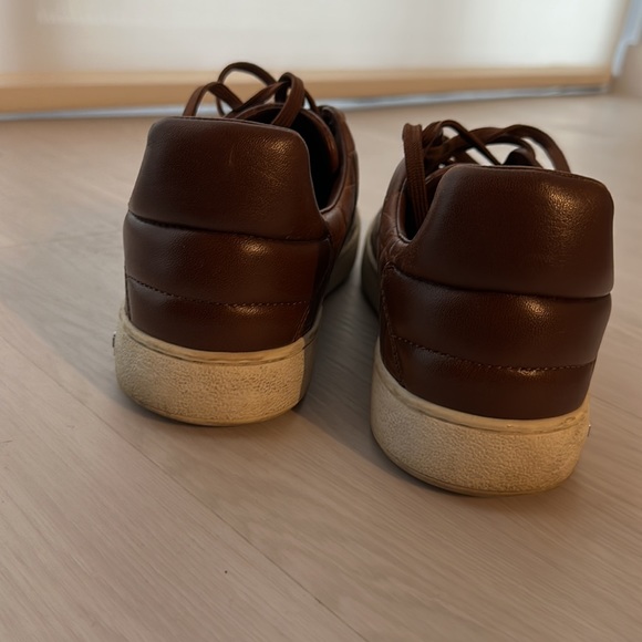 Louis Vuitton Brown Leather Crocodile sneakers - Picture 4 of 5